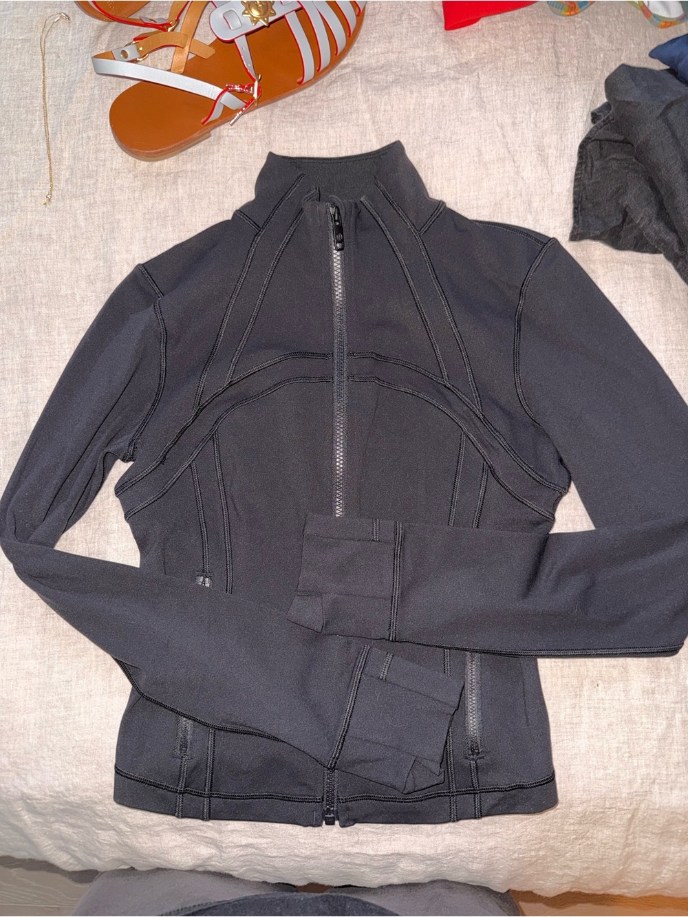 Lululemon Define Women’s Black Zip-Front Athletic Jacket NEVER WORN